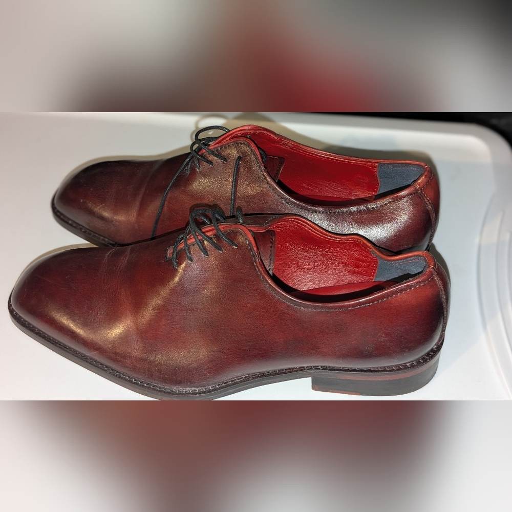 Lethato Men's Brown Leather Shoes